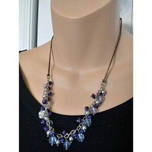 5/$25 Aeropostale Necklace with Blue Beads